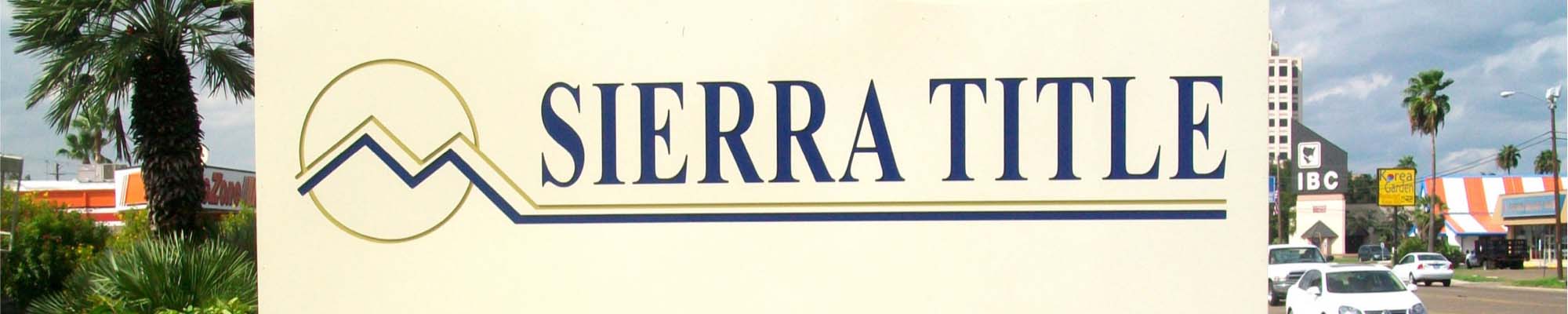 Sierra Title Sign