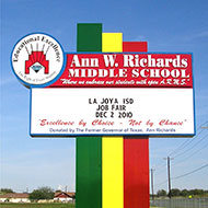 Ann Richards Middle School La Joya, Texas